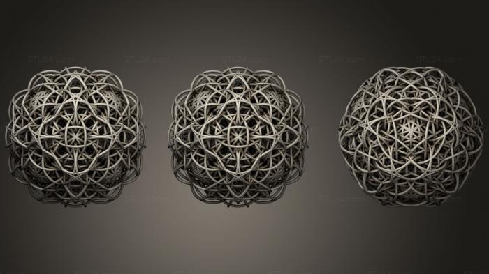 Geometric shapes (Life Radiation Fusion Complete Stable, SHPGM_0614) 3D models for cnc
