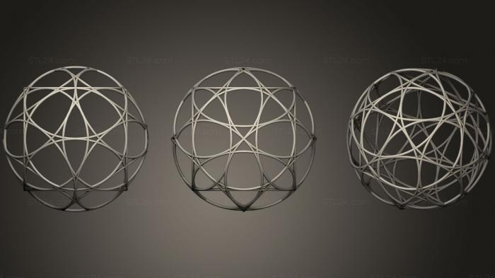 Geometric shapes (Matter Air Mind Alpha Key, SHPGM_0659) 3D models for cnc