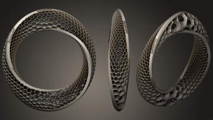 Формы геометрические (Губчатое кольцо без Мебиуса, SHPGM_0701) 3D модель для ЧПУ станка