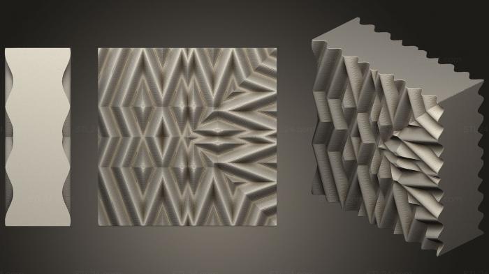 Geometric shapes (Paradiamond Shift Vase, SHPGM_0724) 3D models for cnc