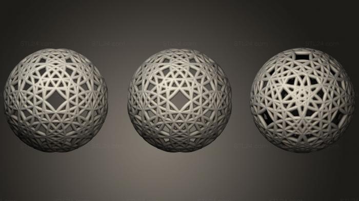 Geometric shapes (Seed Of Life Ball Matter Growth Water Life, SHPGM_0780) 3D models for cnc