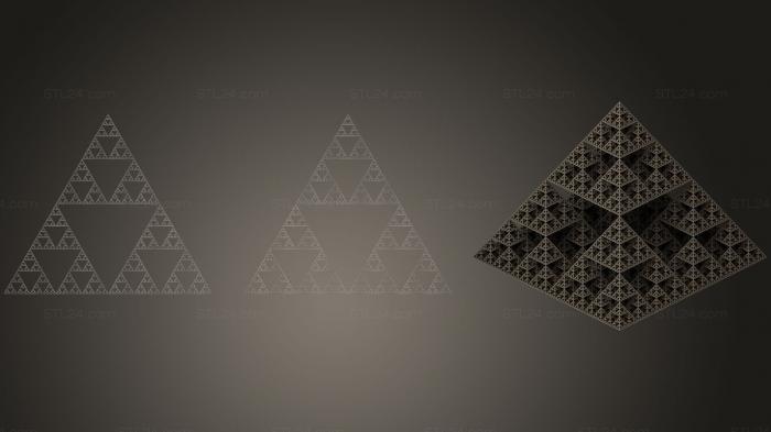 Sierpinski gasket stage 8