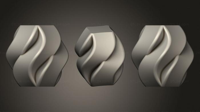 Geometric shapes (Quadrazquina Remix Round Corners, SHPGM_0898) 3D models for cnc
