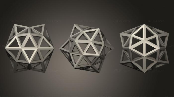 Small Stellated Dodecahedron Space Frame