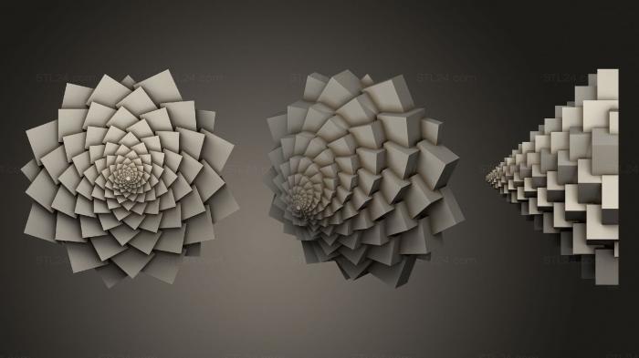 Формы геометрические (Кубики Эшера Из Новатропа, SHPGM_0920) 3D модель для ЧПУ станка