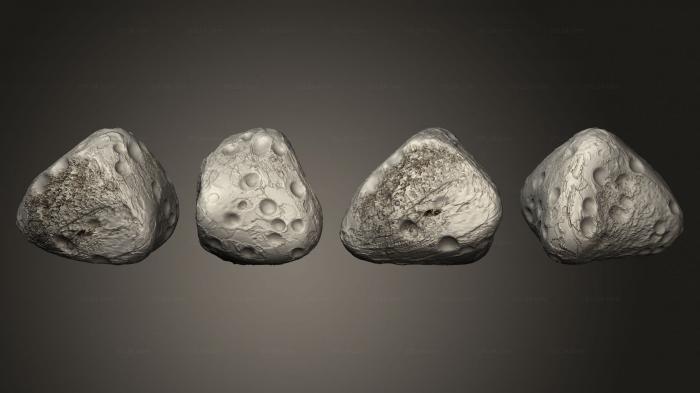 Geometric shapes (Exoplanet asteroid 09, SHPGM_0951) 3D models for cnc