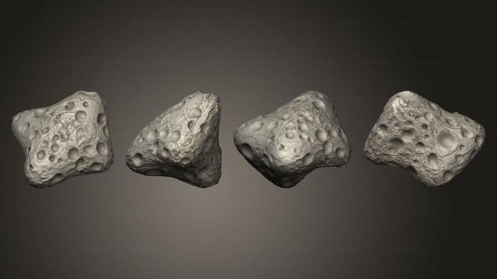 Geometric shapes (Exoplanet asteroid 11, SHPGM_0953) 3D models for cnc