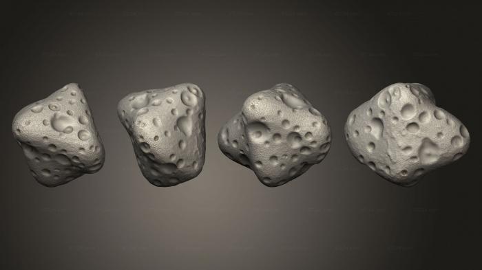 Формы геометрические (Экзопланета астероид 12, SHPGM_0954) 3D модель для ЧПУ станка
