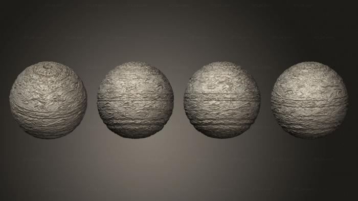 Geometric shapes (Exoplanet gas giant 02, SHPGM_0963) 3D models for cnc