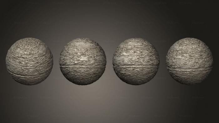 Geometric shapes (Exoplanet gas giant 05, SHPGM_0968) 3D models for cnc