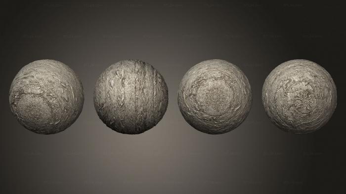 Geometric shapes (Exoplanet gas giant 07, SHPGM_0972) 3D models for cnc