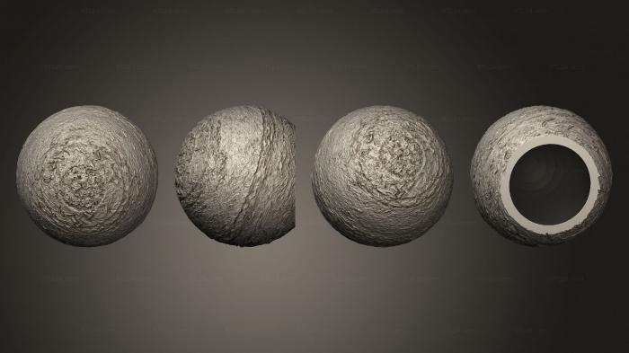 Geometric shapes (Exoplanet gas giant 14 hollow, SHPGM_0984) 3D models for cnc