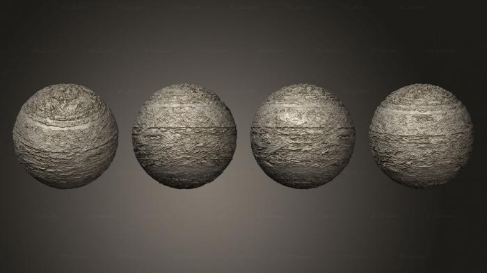 Geometric shapes (Exoplanet gas giant 19, SHPGM_0995) 3D models for cnc