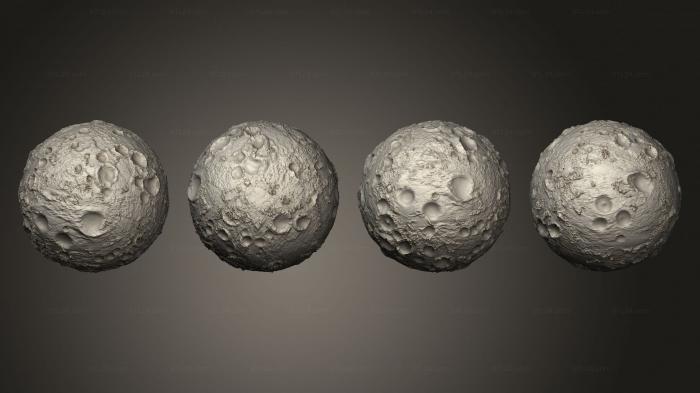 Geometric shapes (Exoplanet moon 01, SHPGM_1007) 3D models for cnc