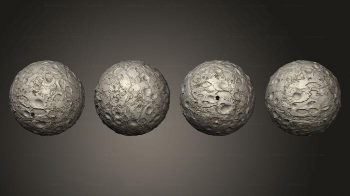 Geometric shapes (Exoplanet moon 13, SHPGM_1018) 3D models for cnc