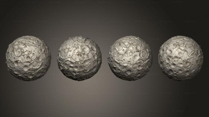 Geometric shapes (Exoplanet moon 17, SHPGM_1022) 3D models for cnc