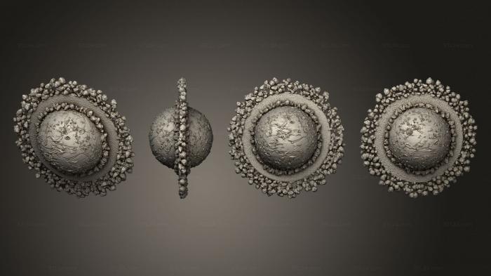 Формы геометрические (Экзопланета кольцевая луна 09, SHPGM_1125) 3D модель для ЧПУ станка