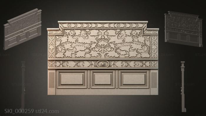 Beds (SKI_000259) 3D models for cnc