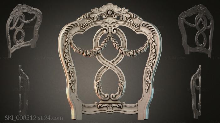 Кровати (SKI_000512) 3D модель для ЧПУ станка