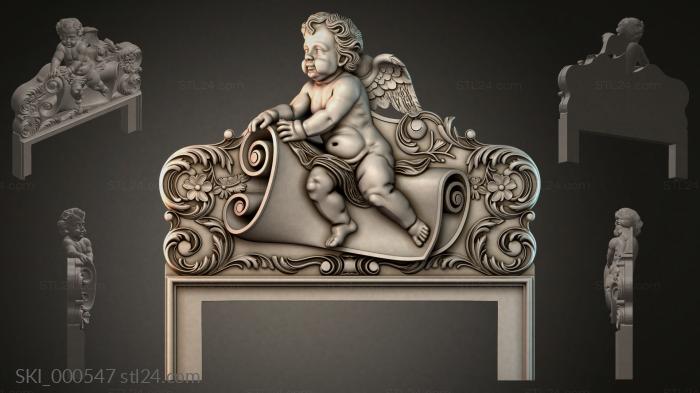 Кровати (SKI_000547) 3D модель для ЧПУ станка