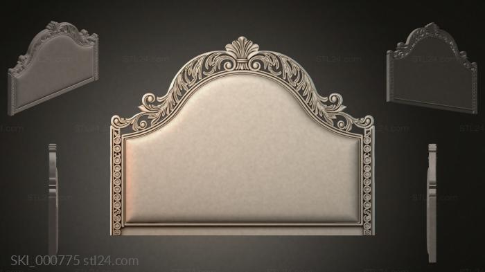 Кровати (SKI_000775) 3D модель для ЧПУ станка
