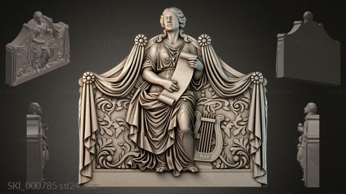 Кровати (SKI_000785) 3D модель для ЧПУ станка