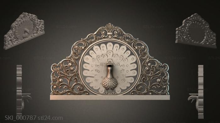 Кровати (SKI_000787) 3D модель для ЧПУ станка