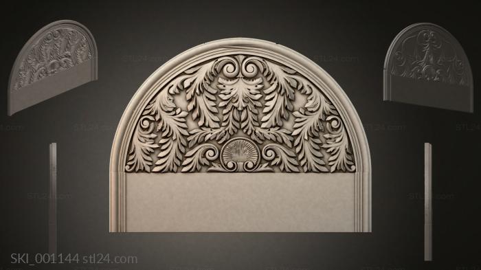 Кровати (SKI_001144) 3D модель для ЧПУ станка