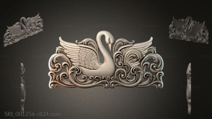 Кровати (SKI_001256) 3D модель для ЧПУ станка