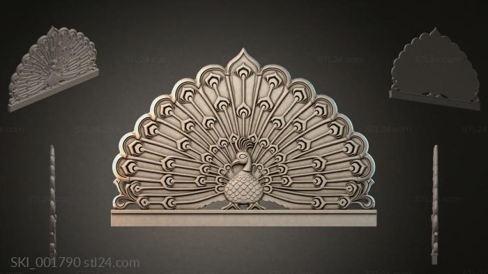 Кровати (SKI_001790) 3D модель для ЧПУ станка