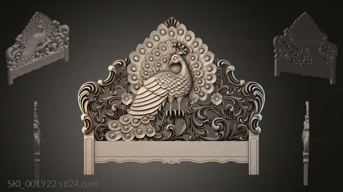 Кровати (SKI_001922) 3D модель для ЧПУ станка