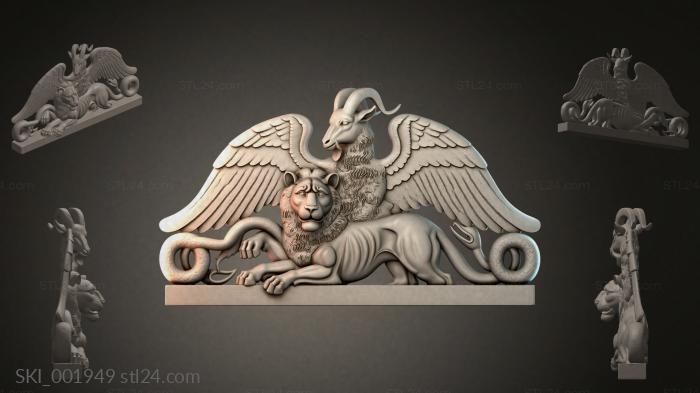 Кровати (SKI_001949) 3D модель для ЧПУ станка