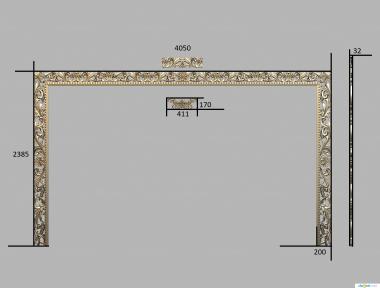 Headboard (, SK_0476) 3D models for cnc