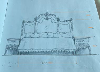 Headboard (, SK_0480) 3D models for cnc