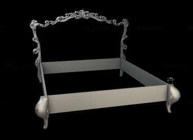 Headboard (, SK_0486) 3D models for cnc