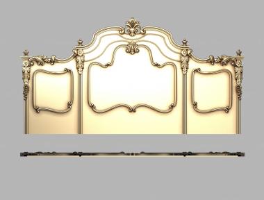 Headboard (Headboard, SK_0495) 3D models for cnc