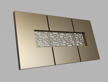 Спинки кроватей (Спинка кровати в современном стиле, SK_0496) 3D модель для ЧПУ станка