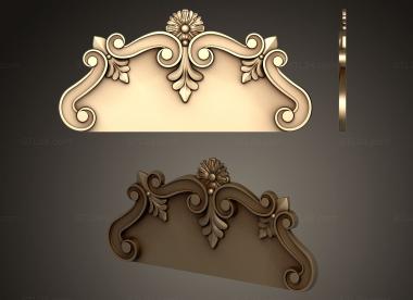 Headboard (Stasidia tron, SK_0499) 3D models for cnc