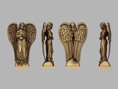 Statuette (Angel, STK_0239) 3D models for cnc