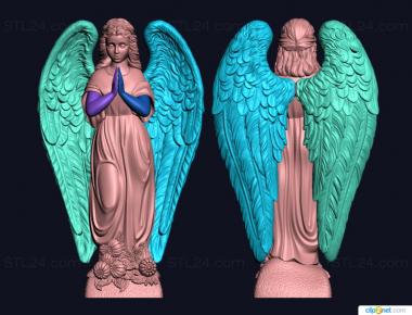 Statuette (Angel, STK_0239) 3D models for cnc