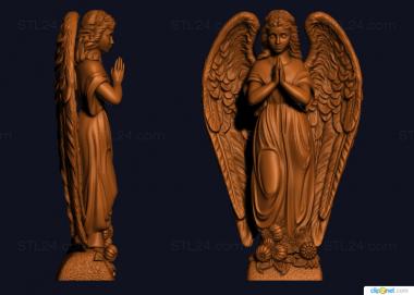 Statuette (Angel, STK_0239) 3D models for cnc