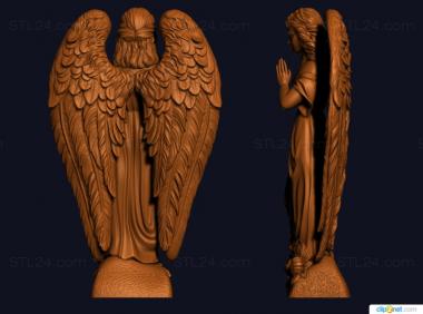 Statuette (Angel, STK_0239) 3D models for cnc