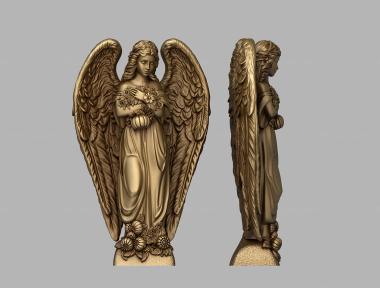 Statuette (Angel, STK_0240) 3D models for cnc