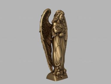 Statuette (Angel, STK_0240) 3D models for cnc