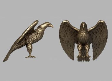 Statuette (Eagle for Lectern, STK_0246) 3D models for cnc