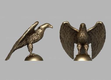 Statuette (Eagle statuette, STK_0247) 3D models for cnc