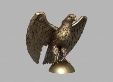 Statuette (Eagle statuette, STK_0247) 3D models for cnc