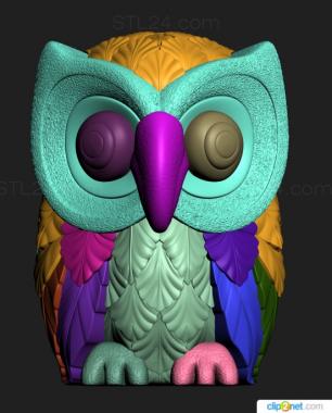 Statuette (Owlet, STK_0253) 3D models for cnc