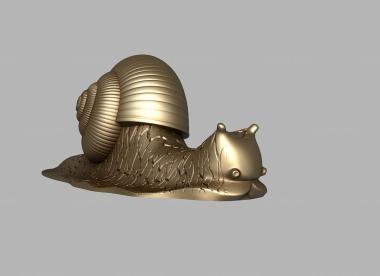 Statuette (Snail, STK_0260) 3D models for cnc