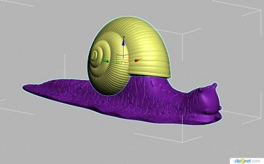 Statuette (Snail, STK_0260) 3D models for cnc